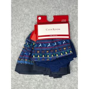 NEW Club Room 2-Pack Holiday Boxers Size Small